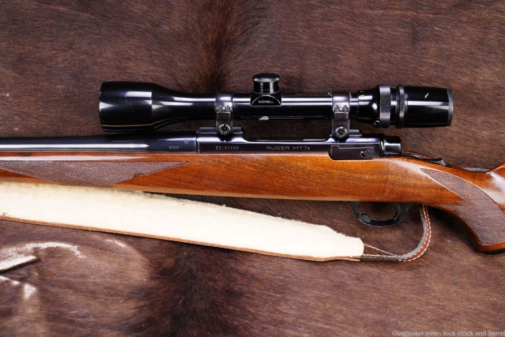 Ruger Tang Safety M77 7mm Mauser 22” Bolt Action Rifle & Scope MFD 1974-img-9