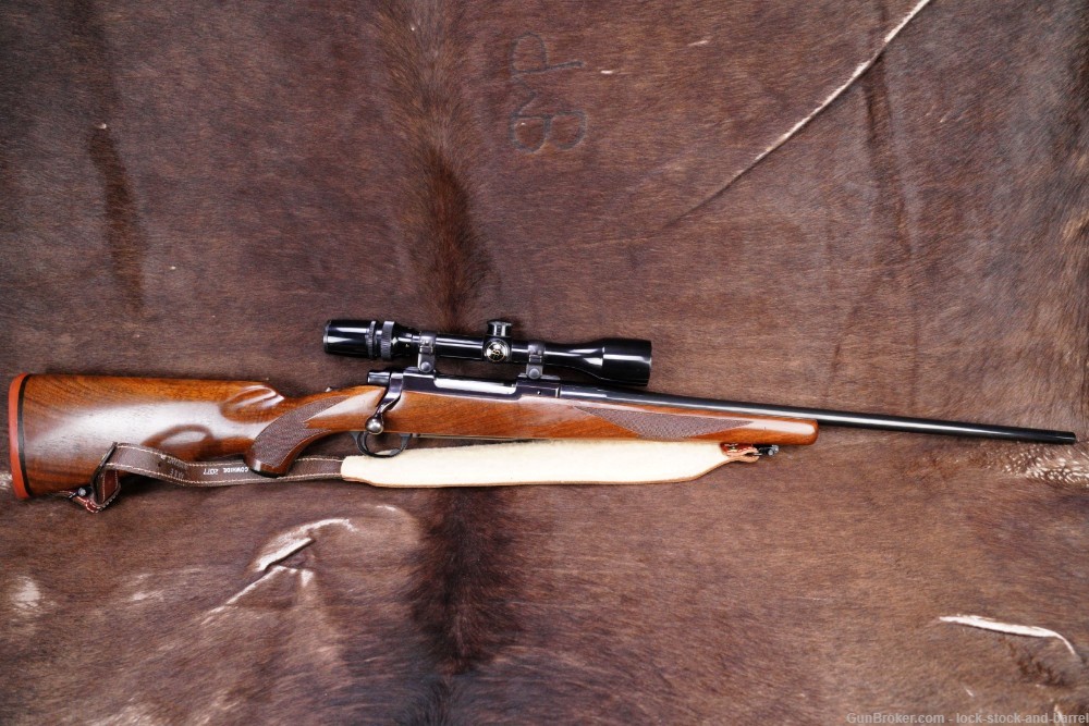 Ruger Tang Safety M77 7mm Mauser 22” Bolt Action Rifle & Scope MFD 1974-img-6
