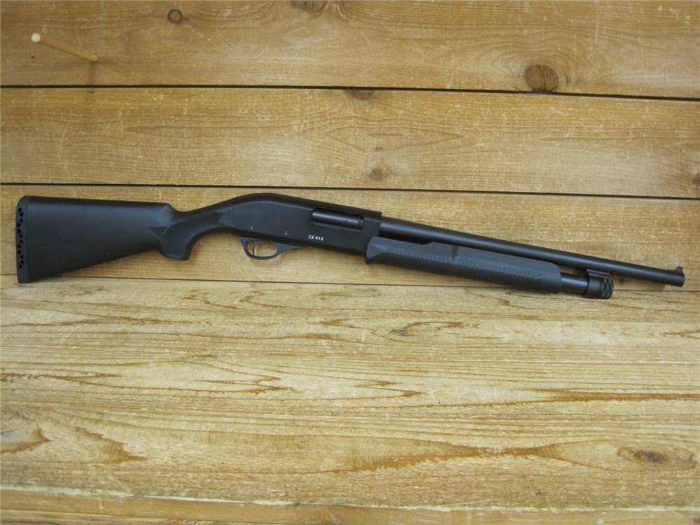 CZ model 612 12 gauge pump action shotgun NIB-img-0