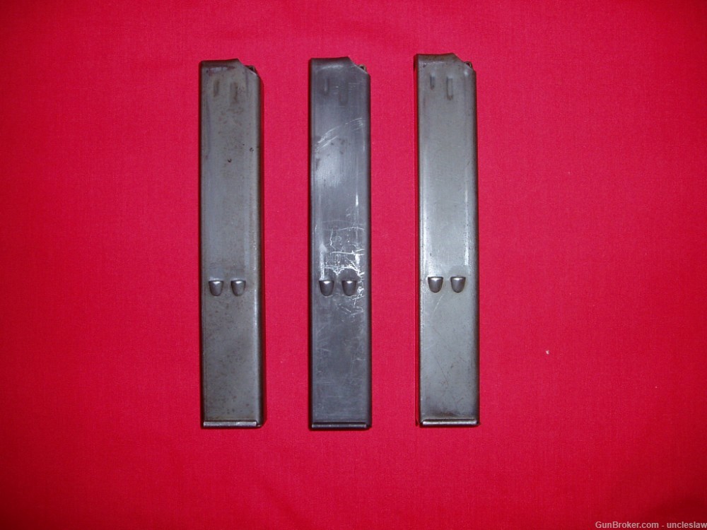 3 UZI 32 RD MAGAZINES IN NOS WEST GERMAN POUCH-img-4