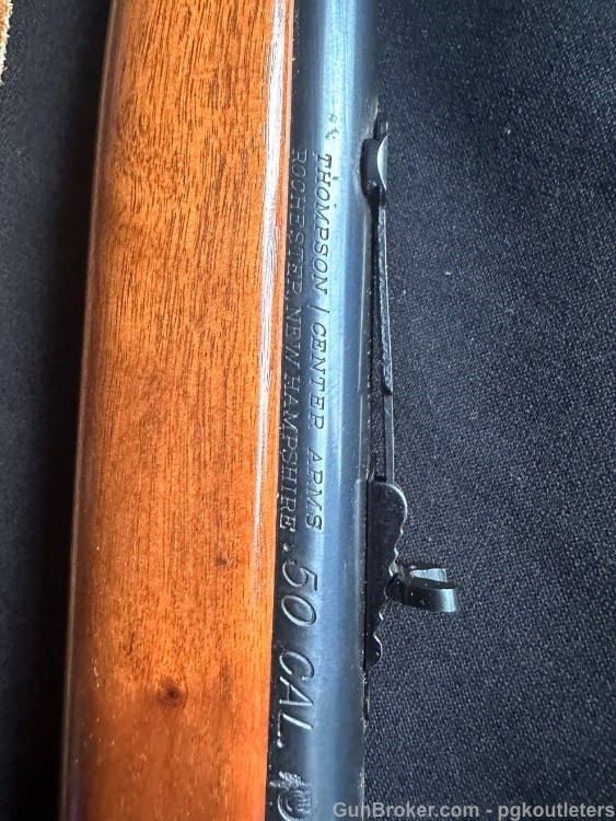 Thompson Black Powder Scout .50 21" rifled barrel and nice bore. -img-14