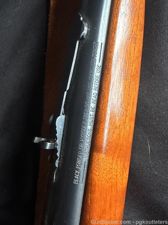 Thompson Black Powder Scout .50 21" rifled barrel and nice bore. -img-19