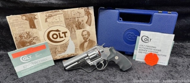 1994 Colt King Cobra Enhanced 357 4" In Original Box -img-0