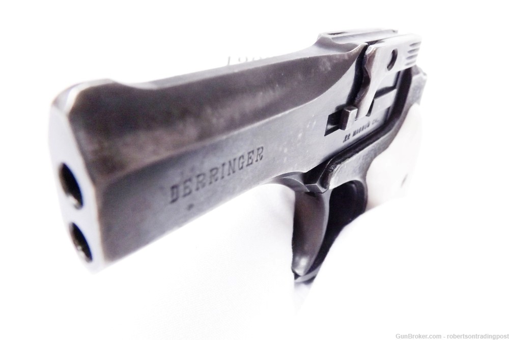High Standard .22 Magnum DM-101 2 Shot Derringer VG 1976 Steel & Alloy -img-1