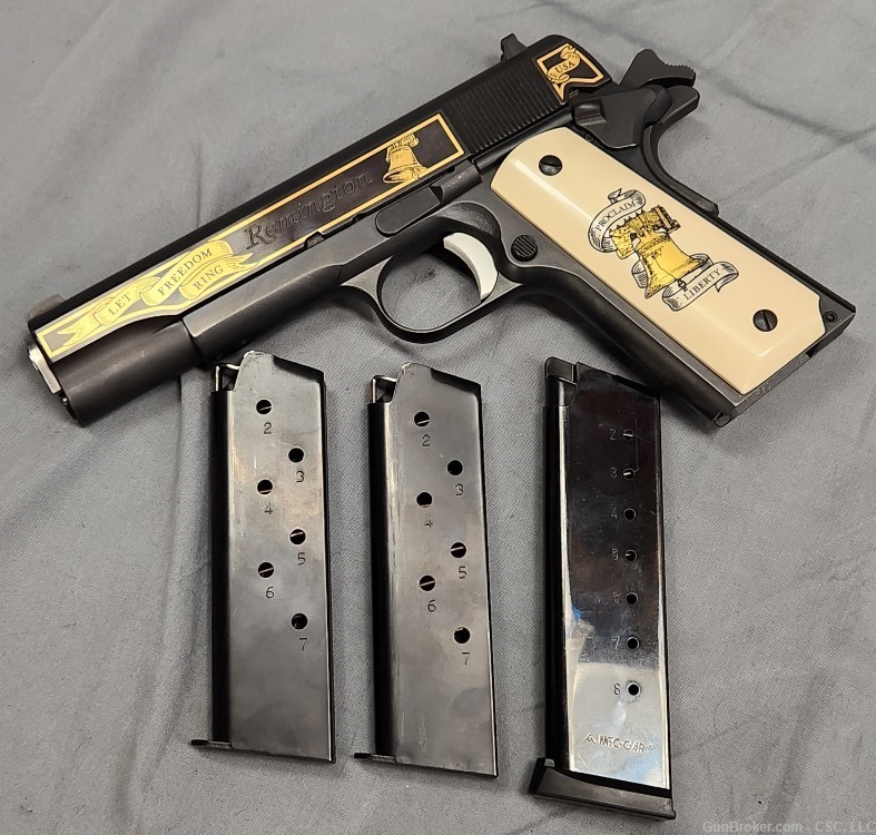 Remington 1911 R1 Let Freedom Ring 1 of 500 Liberty Bell pistol 45ACP-img-26