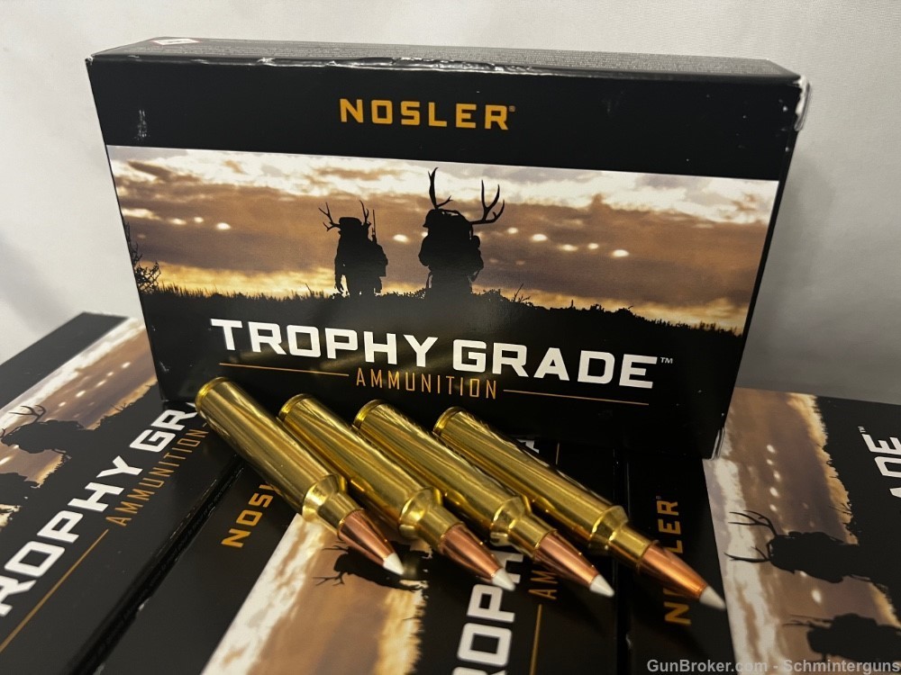 NOSLER Trophy Grade accubond 30 NOS 200gr 200 grain NEW STOCK-img-1