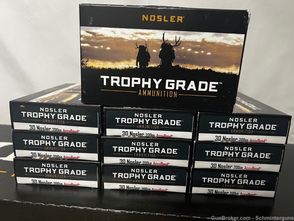 NOSLER Trophy Grade accubond 30 NOS 200gr 200 grain NEW STOCK-img-0