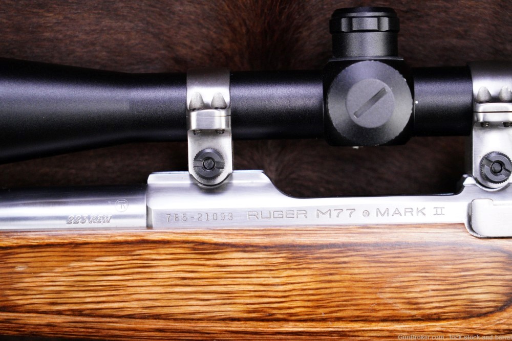 Ruger M77 Mark II 07930 .223 Rem 22” Bolt Action Rifle & Scope MFD 1997-img-18