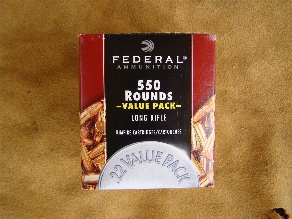 FEDERAL 22 LR AMMO 550 ROUNDS-img-0