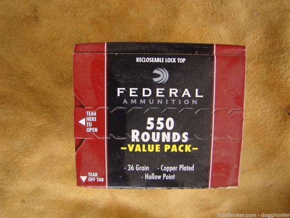 FEDERAL 22 LR AMMO 550 ROUNDS-img-1