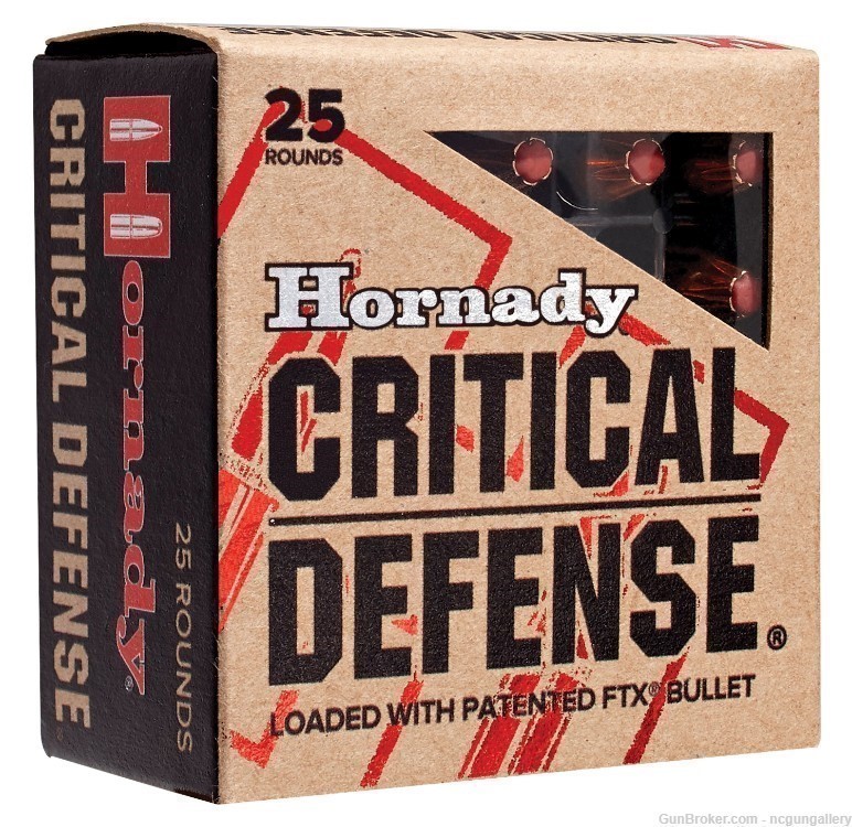 Hornady 380acp Critical Defense 90gr 25rd FastShipNoCCFee 90080-img-0