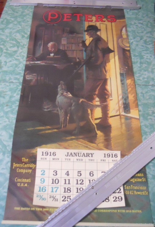 REMNGTON CALENDARS - early 1900's - reproduction-img-3