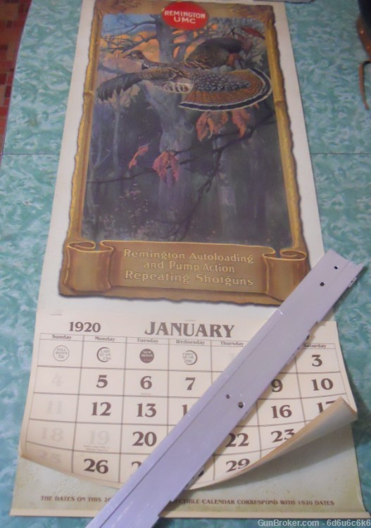 REMNGTON CALENDARS - early 1900's - reproduction-img-2