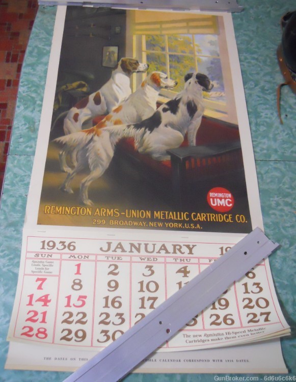 REMNGTON CALENDARS - early 1900's - reproduction-img-1