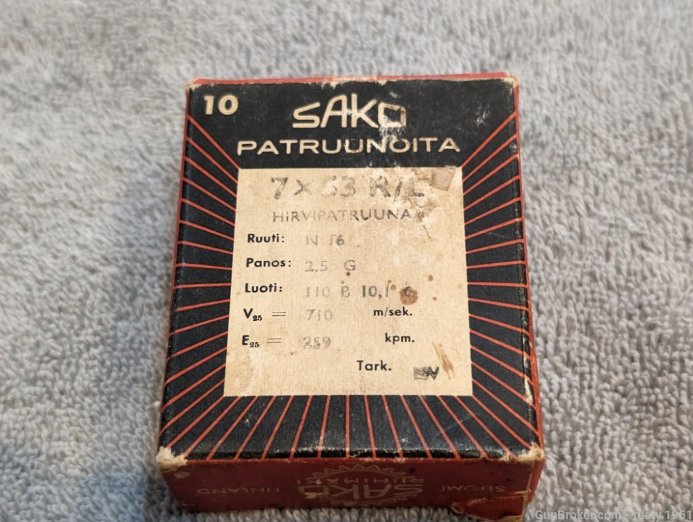Sako 7x53 r 55 gr SP very rare. Collectible-img-3