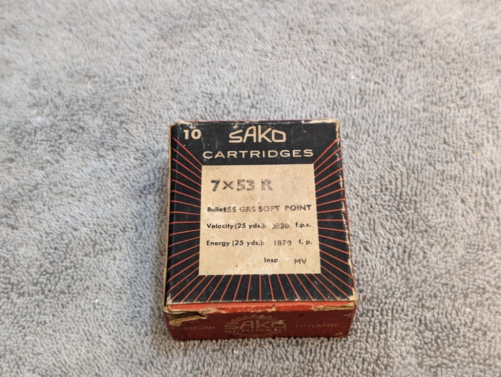Sako 7x53 r 55 gr SP very rare. Collectible-img-1