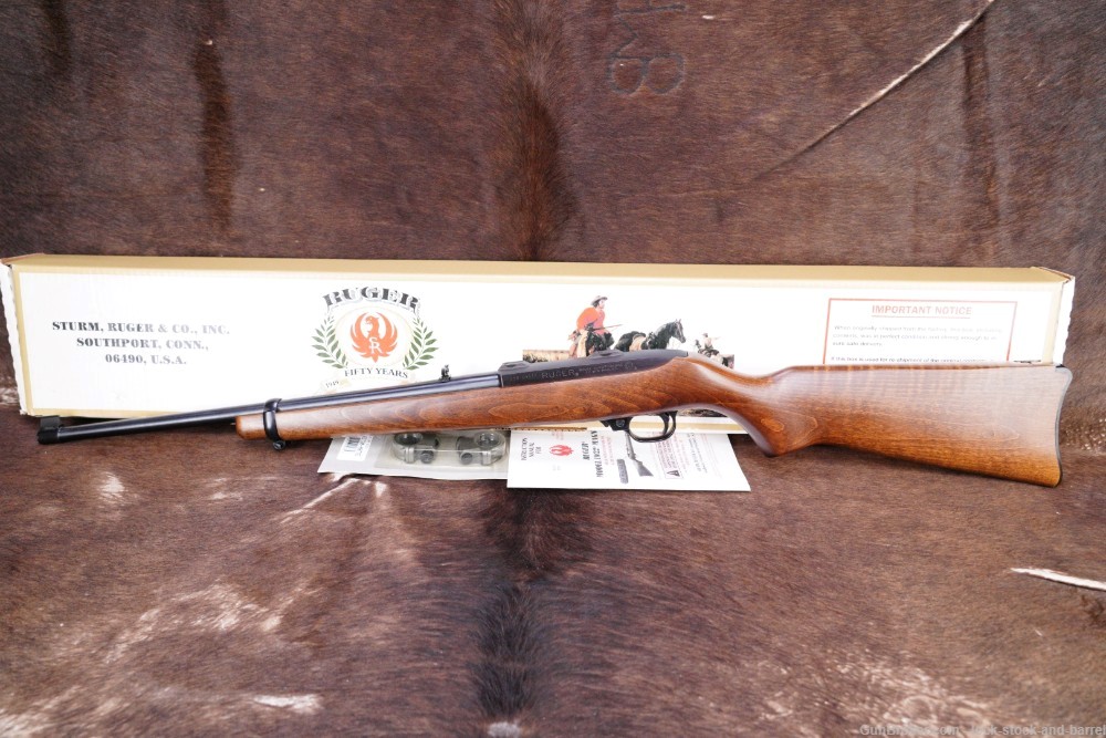 Ruger 10/22 Magnum 02901 .22 WMR 18 1/2” Semi Automatic Rifle & Box 1999-img-6