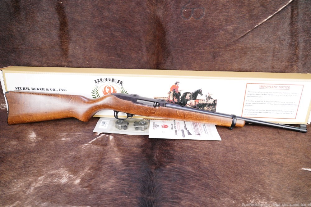 Ruger 10/22 Magnum 02901 .22 WMR 18 1/2” Semi Automatic Rifle & Box 1999-img-12