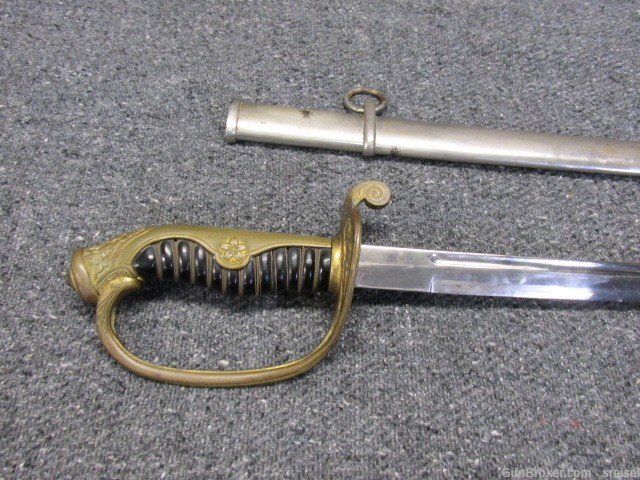 WWII JAPANESE ARMY OFFICER DRESS SWORD WITH A 31" BRIGHT BLADE-img-6