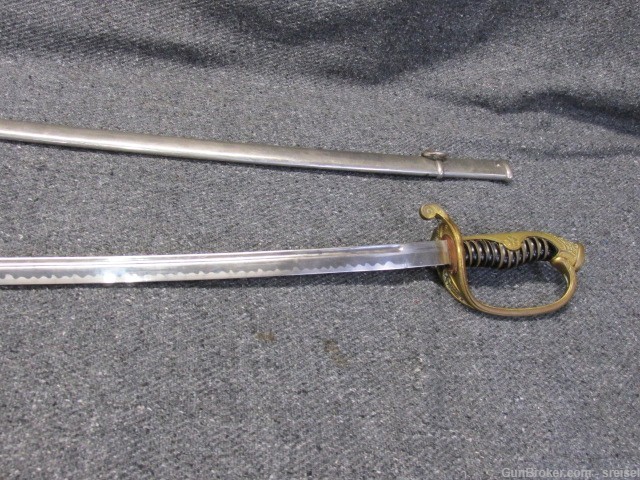 WWII JAPANESE ARMY OFFICER DRESS SWORD WITH A 31" BRIGHT BLADE-img-3