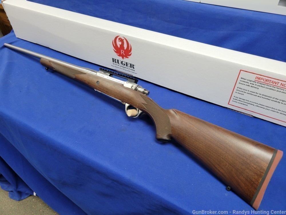 Ruger M77 Hawkeye .450 Bushmaster Stainless Rifle NEW IN BOX Limited SS 77-img-1