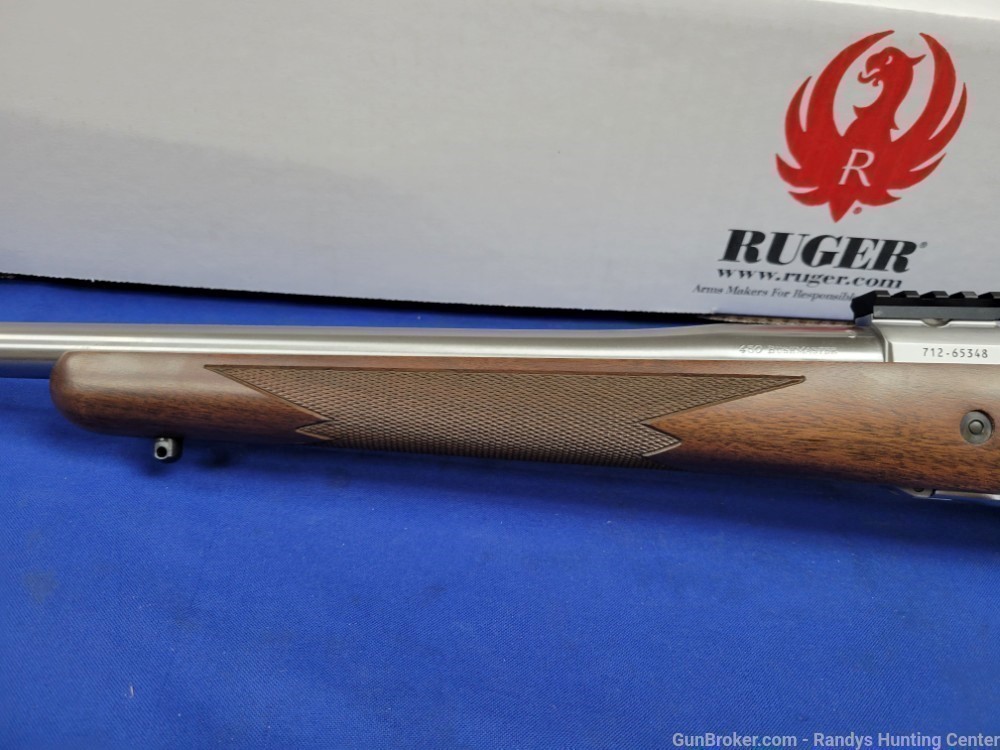 Ruger M77 Hawkeye .450 Bushmaster Stainless Rifle NEW IN BOX Limited SS 77-img-10
