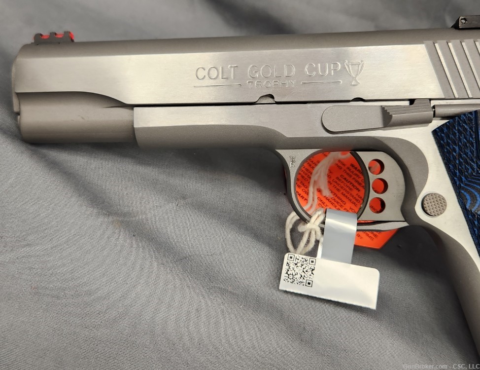 Colt Gold Cup Trophy Government Model 1911 stainless .38 Super O507GCL-img-11