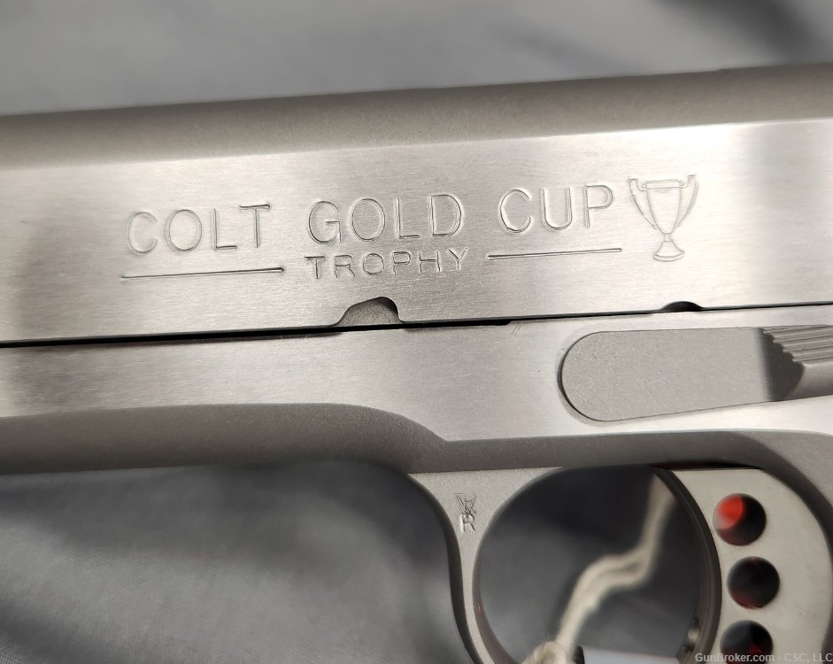 Colt Gold Cup Trophy Government Model 1911 stainless .38 Super O507GCL-img-12