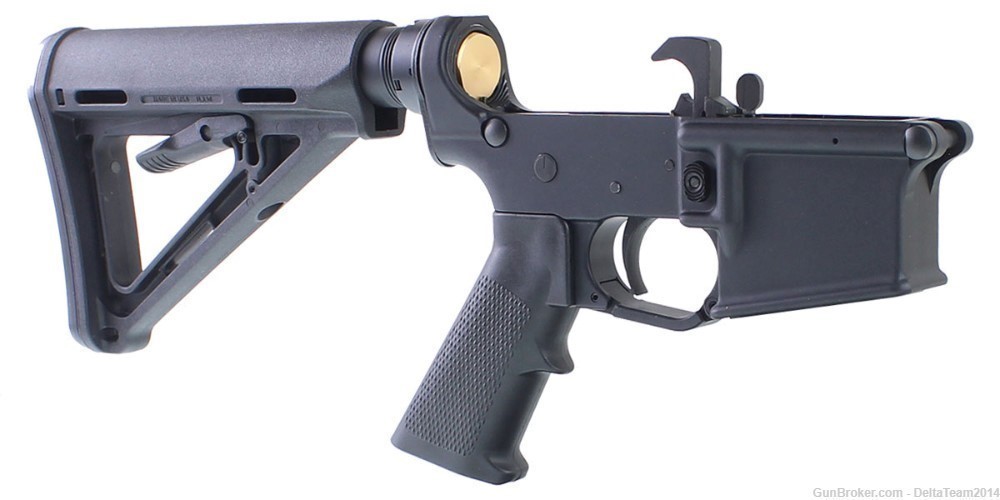 Anderson Mfg. AR15 Lower Build Kit - Magpul MOE Stock - Assembled-img-1