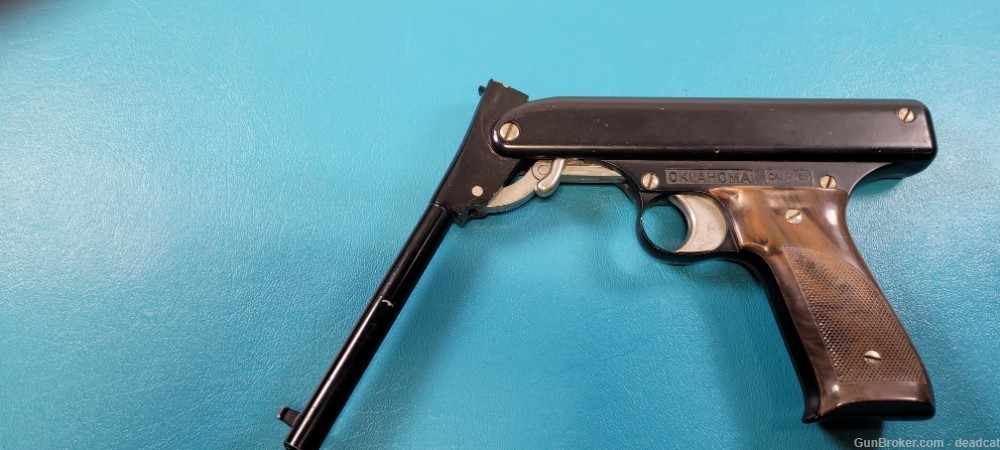 Vintage Mondial MMM Oklahoma Air Pistol .177 Pellet Original Box Italy-img-6