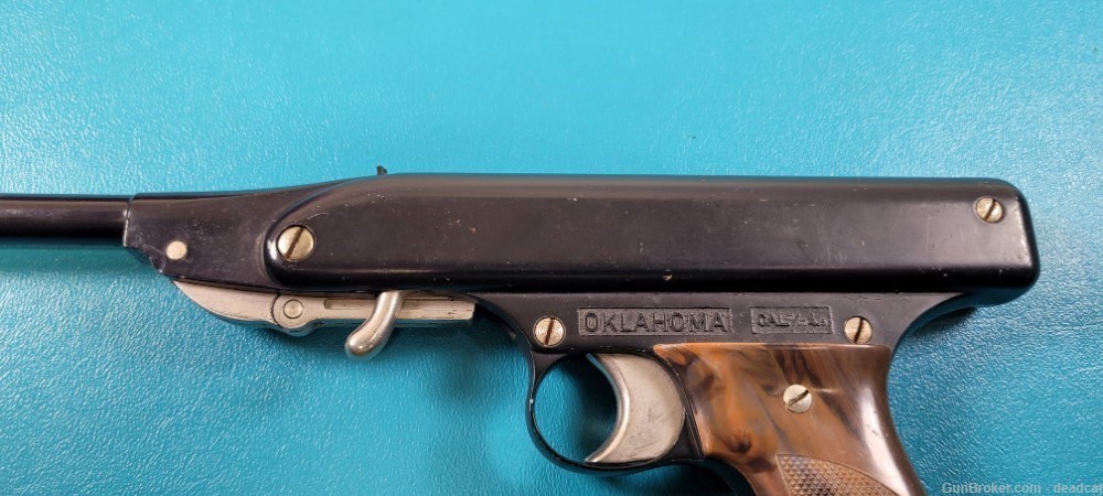 Vintage Mondial MMM Oklahoma Air Pistol .177 Pellet Original Box Italy-img-1