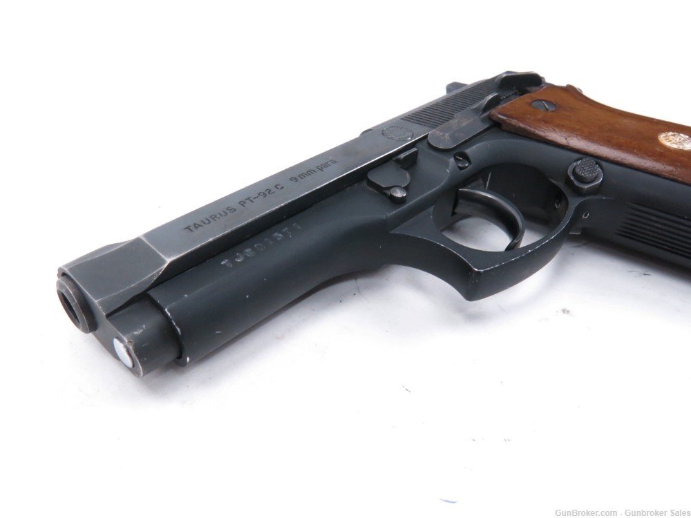 Taurus PT-92 C 4.25" 9mm Semi-Automatic Pistol w/ 2 Magazines AS IS-img-4