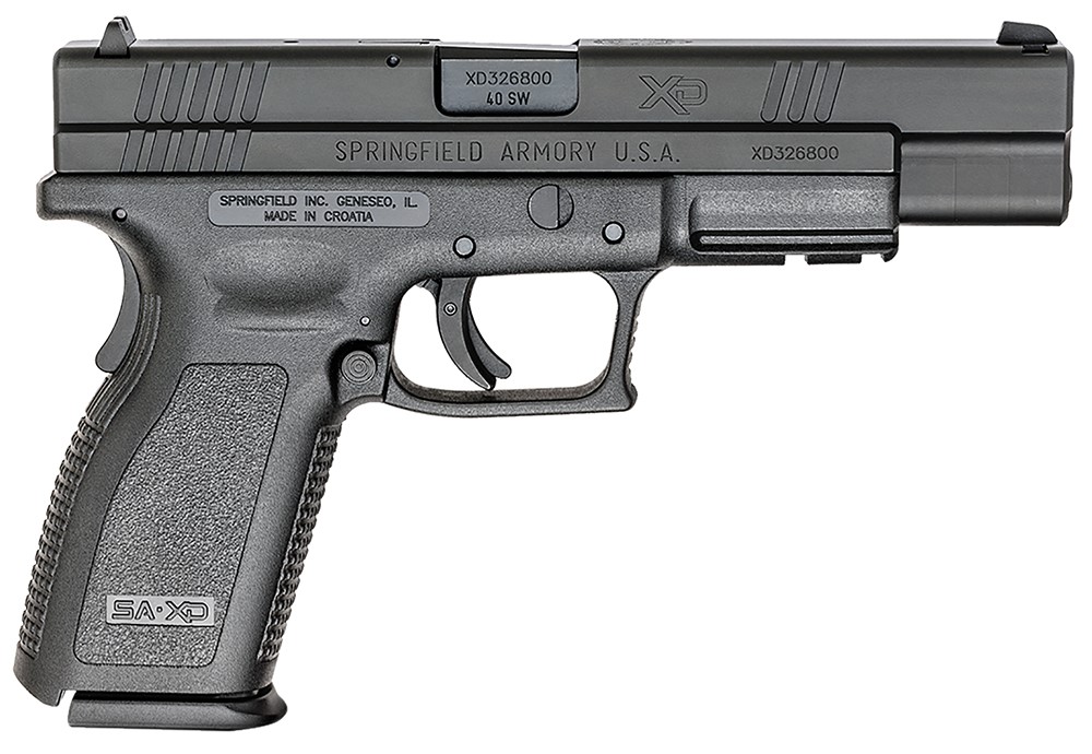 Springfield Armory XD Tactical .40S&W 10+1 5 Steel Barrel/Slide Polymer Fra-img-0
