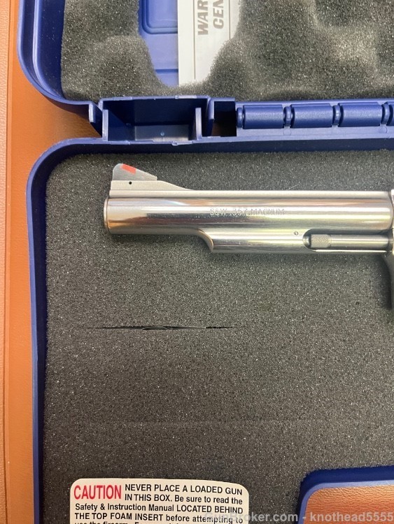 SMITH AND WESSON MODEL 60 .357 MAGNUM 5 INCH CASED-img-1