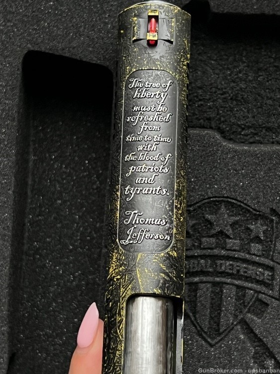 Global Defense "Don't Tread on Me" Custom 1911 .45 ACP Semi-Auto Pistol-img-8