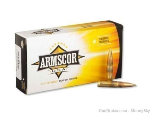 Armscor 300 AAC Blackout Ammunition 147 Gr FMJ Total of 120 rounds-img-0