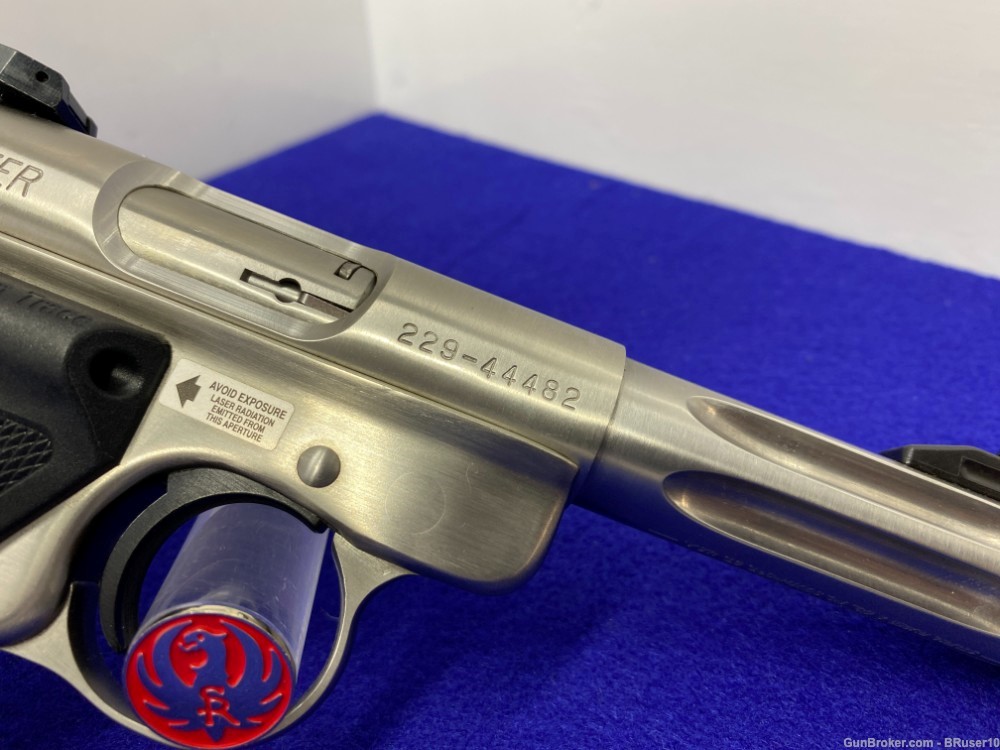 2007 Ruger Mark III Hunter .22LR SS 4 1/2" *INCREDIBLE CRIMSON TRACE GRIPS*-img-30