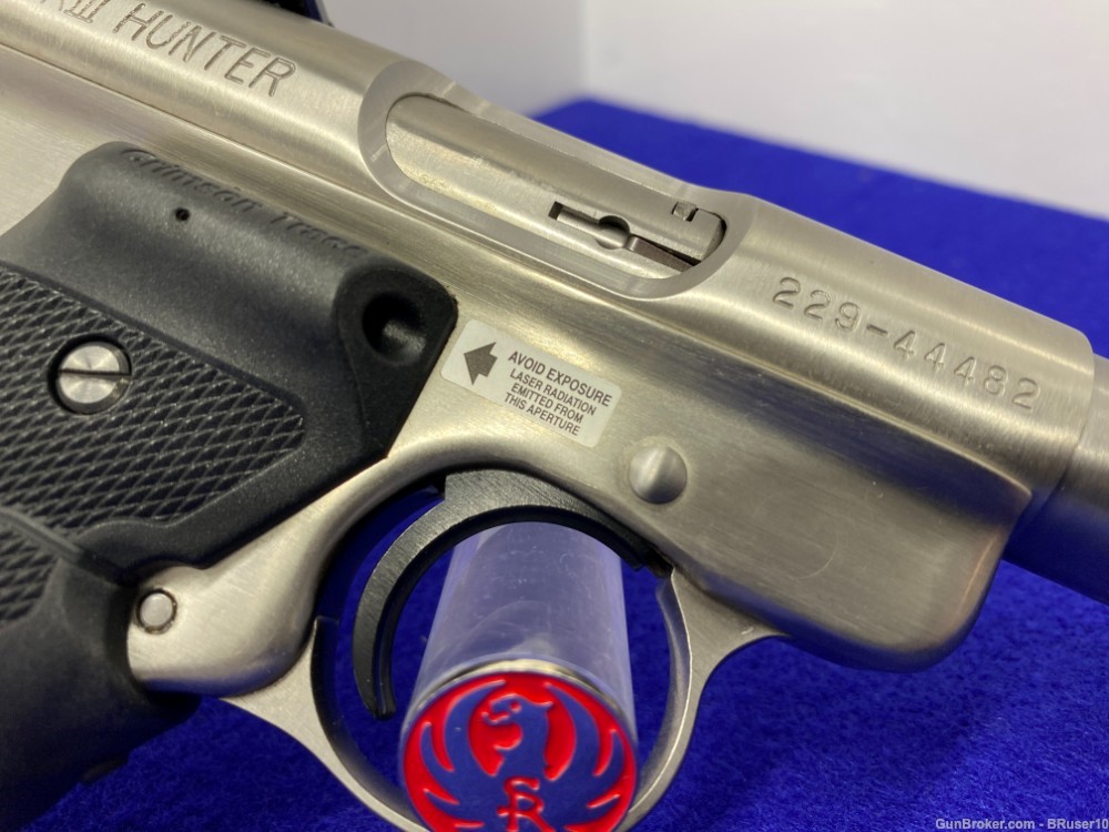 2007 Ruger Mark III Hunter .22LR SS 4 1/2" *INCREDIBLE CRIMSON TRACE GRIPS*-img-28
