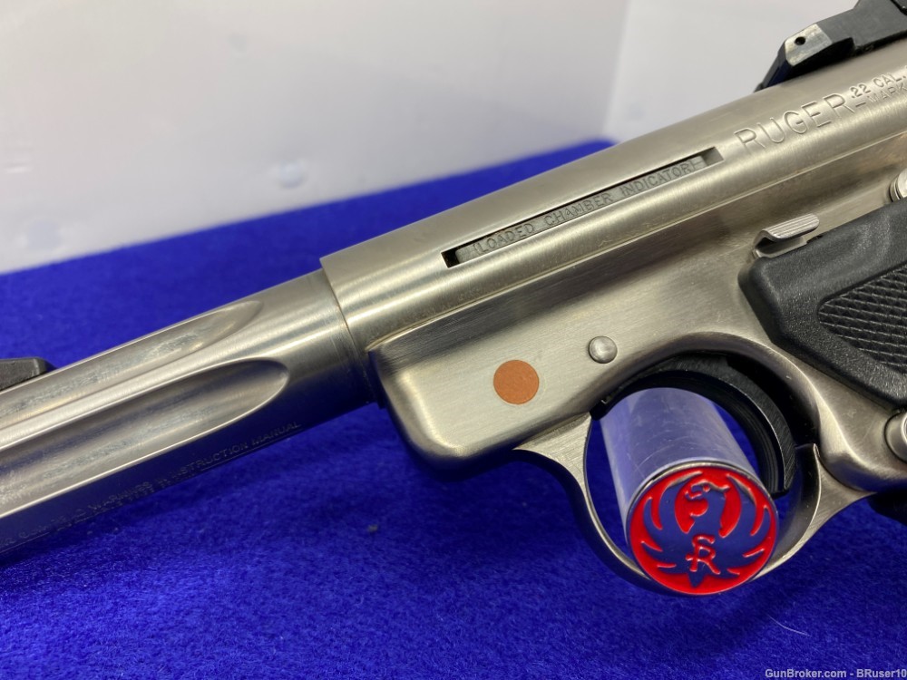 2007 Ruger Mark III Hunter .22LR SS 4 1/2" *INCREDIBLE CRIMSON TRACE GRIPS*-img-15