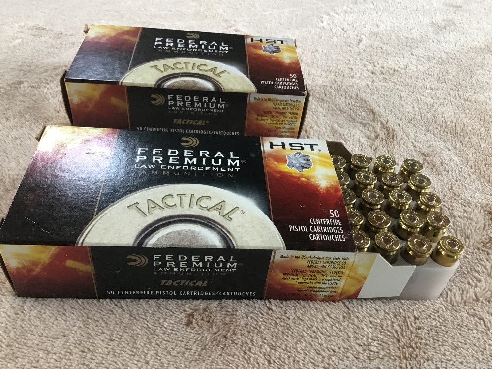 100 rounds Federal Premium 9mm HST +P-img-0