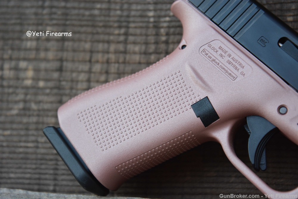 Glock 43X 9mm Champagne Pink Cerakote No CC Fee 2 Mags-img-5