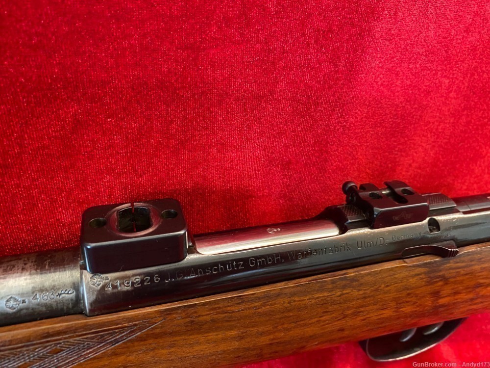 Anschutz 1533 Stutzen .222 Remington, w/rings +Mannlicher stock+ -img-7