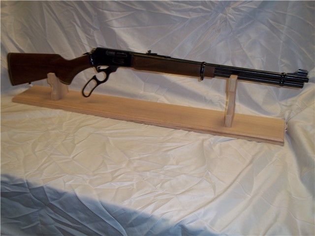 Mantle Style Gun Display Rack 30-30 - Unfinished-img-0