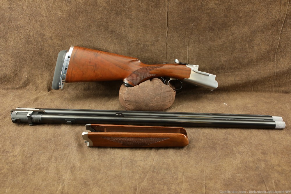 Ruger Red Label 12 GA Over Under Double Shotgun MFD 1986 Stainless Briley-img-38