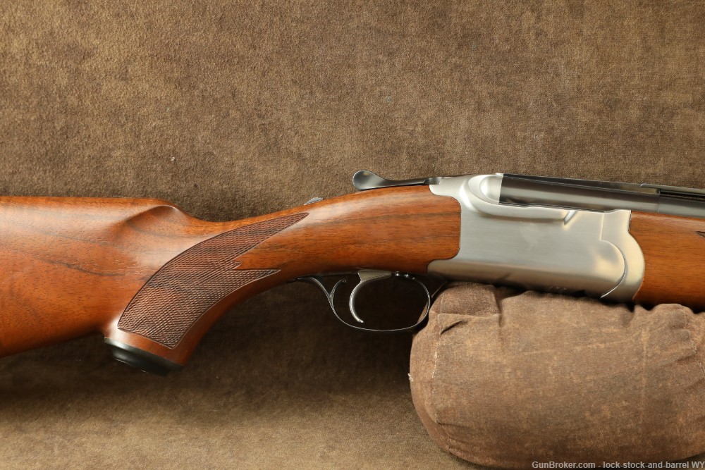 Ruger Red Label 12 GA Over Under Double Shotgun MFD 1986 Stainless Briley-img-5
