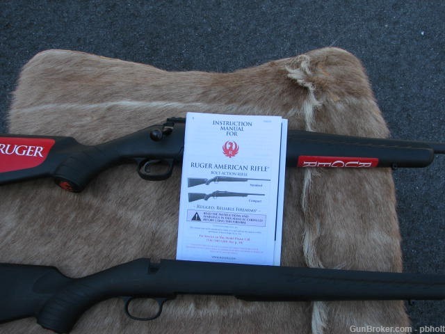 Ruger American Compact Rifle 308 Winchester NIB with Extra Full-Size Stock-img-2