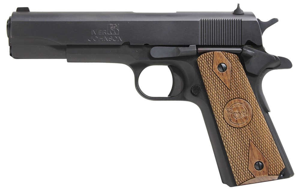 Iver Johnson Arms 1911 A1 Government 70 Series 9mm Luger 5 9+1 Pistol -img-0