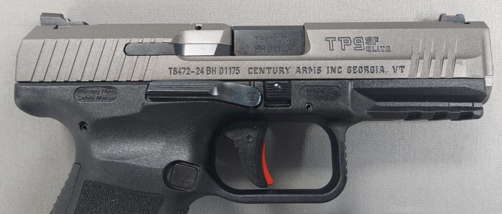 Canik TP9SF Elite Semi-Auto Pistol 9mm 4.19" Barrel 15 Rounds HG4869T-N-img-3