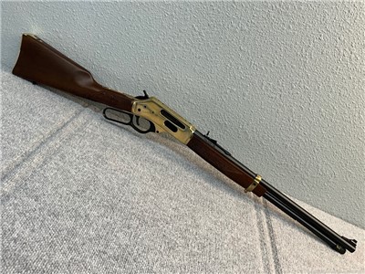 Henry H024-3030 - Lever Action - 30-30WIN - 5RD - 20” Polished Brass- 18518