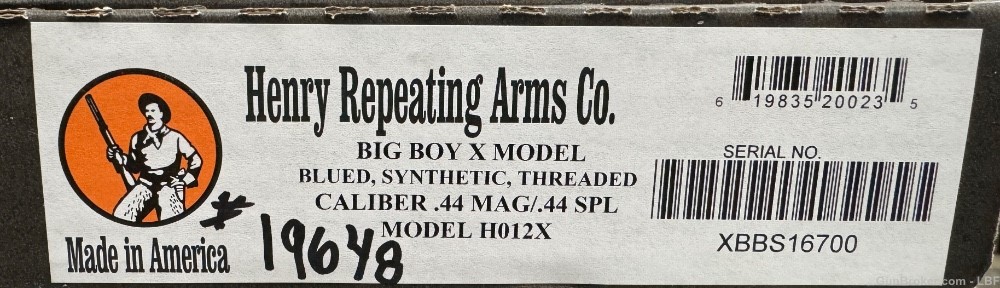Henry Big Boy X Model .44mag/.44spl 17.3" Barrel-img-2